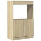 Preview: Highboard Sonoma-Eiche 63x33x100 cm Holzwerkstoff