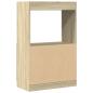 Preview: Highboard Sonoma-Eiche 63x33x100 cm Holzwerkstoff
