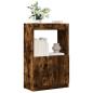 Preview: ARDEBO.de - Highboard Räuchereiche 63x33x100 cm Holzwerkstoff