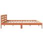 Preview: Massivholzbett ohne Matratze Wachsbraun 180x200 Kiefernholz