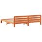 Preview: Massivholzbett ohne Matratze Wachsbraun 180x200 Kiefernholz