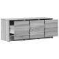Preview: TV-Schrank LED Grau Sonoma 97x34x40 cm Holzwerkstoff