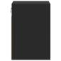 Preview: TV-Wandschränke mit LED-Beleuchtung 2 Stk. Schwarz 41x31x45 cm