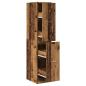 Preview: Apothekerschrank Altholz-Optik 30x41x144,5 cm Holzwerkstoff