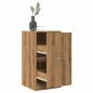 Preview: ARDEBO.de - Apothekerschrank Artisan-Eiche 40x41x77,5 cm Holzwerkstoff