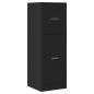 Preview: Apothekerschrank Schwarz 40x41x118 cm Holzwerkstoff