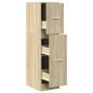 Preview: Apothekerschrank Sonoma-Eiche 30x41x118 cm Holzwerkstoff