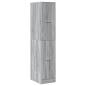 Preview: Apothekerschrank Grau Sonoma 30x41x144,5 cm Holzwerkstoff