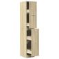 Preview: Apothekerschrank Sonoma-Eiche 30x41x174,5 cm Holzwerkstoff