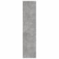 Preview: Apothekerschrank Betongrau 40x41x174,5 cm Holzwerkstoff