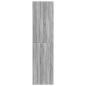 Preview: Kleiderschrank Grau Sonoma 30x50x200 cm Holzwerkstoff