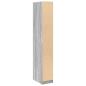 Preview: Kleiderschrank Grau Sonoma 30x50x200 cm Holzwerkstoff