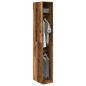 Preview: ARDEBO.de - Kleiderschrank Altholz-Optik 30x50x200 cm Holzwerkstoff