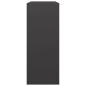 Preview: Brennholzregal Schwarz 100x40x100 cm Stahl