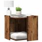 Preview: ARDEBO.de - Katzenklo Altholz-Optik 53x53x51 cm Holzwerkstoff