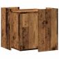 Preview: Katzenklo Altholz-Optik 53x53x51 cm Holzwerkstoff