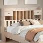 Preview: ARDEBO.de - Kopfteil mit Stauraum 150 cm Massivholz Kiefer