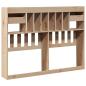 Preview: Kopfteil mit Stauraum 150 cm Massivholz Kiefer