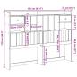 Preview: Kopfteil mit Stauraum 150 cm Massivholz Kiefer
