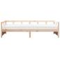 Preview: Tagesbett mit Matratze 80x200 cm Massivholz Kiefer