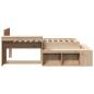 Preview: Massivholzbett ohne Matratze 75x190 cm Kiefernholz