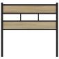 Preview: Kopfteil Sonoma-Eiche 75 cm Eisen und Holzwerkstoff
