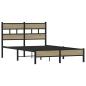Preview: Bettgestell ohne Matratze Sonoma-Eiche 120x200 cm Holzwerkstoff