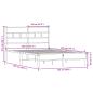 Preview: Bettgestell ohne Matratze Sonoma-Eiche 120x200 cm Holzwerkstoff