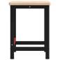 Preview: Werkbank 100x60x83 cm Massivholz Eiche Rechteckig