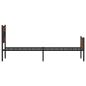 Preview: Bettgestell ohne Matratze Braun Eiche 75x190 cm Holzwerkstoff