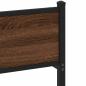 Preview: Bettgestell ohne Matratze Braun Eiche 75x190 cm Holzwerkstoff