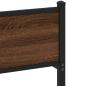 Preview: Bettgestell ohne Matratze Braun Eiche 137x190 cm Holzwerkstoff