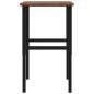 Preview: Werkbank Dunkelbraun 100x60x(71,5-98) cm Massivholz Eiche