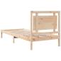 Preview: Massivholzbett Extra Lang ohne Matratze 100x210 cm