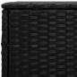 Preview: Garten-Beistelltische 3 Stk. Schwarz Poly Rattan