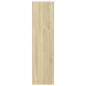 Preview: Bücherregal Sonoma-Eiche 40x30x114 cm Holzwerkstoff