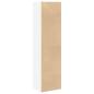 Preview: Bücherregal Weiß 40x30x152 cm Holzwerkstoff