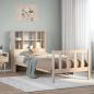Preview: ARDEBO.de - Massivholzbett mit Regal ohne Matratze 100x200 cm Kiefer