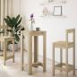 Preview: Bartisch Sonoma-Eiche 51x50x103,5 cm Holzwerkstoff