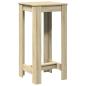 Preview: Bartisch Sonoma-Eiche 51x50x103,5 cm Holzwerkstoff