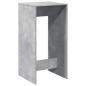 Preview: Bartisch Betongrau 51x50x103,5 cm Holzwerkstoff
