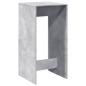 Preview: Bartisch Betongrau 51x50x103,5 cm Holzwerkstoff