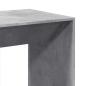 Preview: Bartisch Betongrau 51x50x103,5 cm Holzwerkstoff
