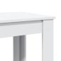 Preview: Bartisch Weiß 102x50x103,5 cm Holzwerkstoff