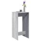 Preview: ARDEBO.de - Bartisch Grau Sonoma 51x50x103,5 cm Holzwerkstoff