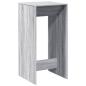 Preview: Bartisch Grau Sonoma 51x50x103,5 cm Holzwerkstoff