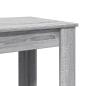 Preview: Bartisch Grau Sonoma 102x50x103,5 cm Holzwerkstoff