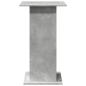 Preview: Bartisch mit Ablagen Betongrau 60x60x102 cm Holzwerkstoff