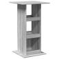Preview: Bartisch mit Ablagen Grau Sonoma 60x60x102 cm Holzwerkstoff