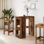 Preview: Bartisch mit Regal Altholz-Optik 90x47,5x103,5 cm Holzwerkstoff